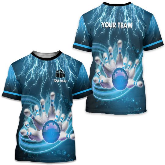Discover Personalized Name Bowling Shirts for Men and Women 3D, Bowling Shirts