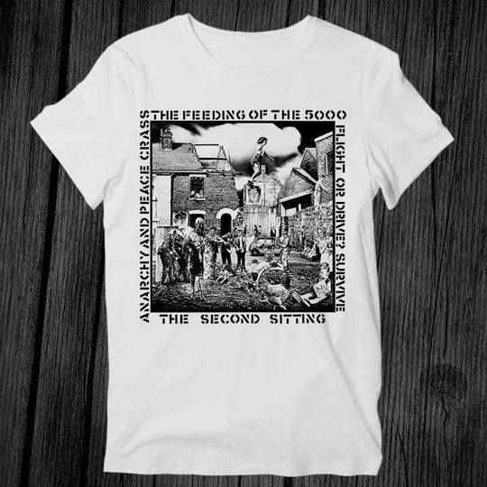 Crass The Feeding Of The 5000 T Shirt Unisex Adult Mens Womens Gift Cool Music Fashion Top Vintage Retro Tee