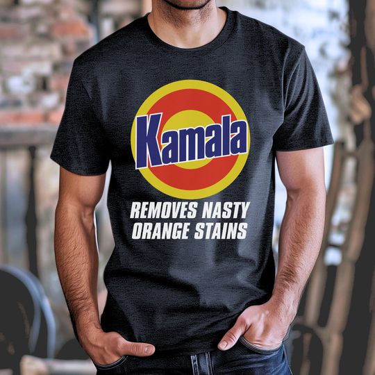 Vote for President Shirt, Removes Stubborn Orange Stains Shirt, Anti Trump Vote Shirt, Ryan Reynolds Kamala T-Shirt 2024 Election
