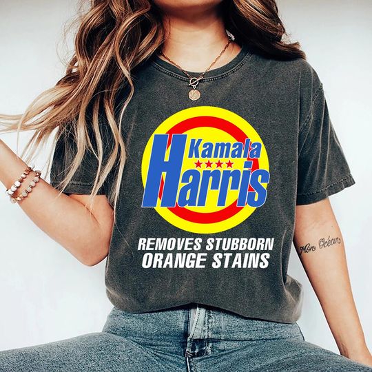 Kamala Harris for President Shirt, Kamala Removes Nasty Orange Stains, Anti Trump Vote Shirt, Ryan Reynolds Kamala T-Shirt 2024 Election