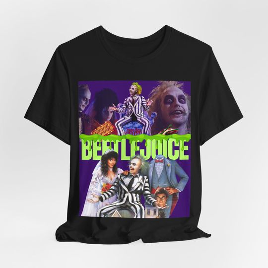 Beetle Juice Unisex Jersey Short Sleeve Tee, Summer Casual Shirt, All Size Available