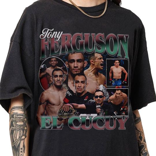 Tony Ferguson Bootleg 90s Vintage T-Shirt , Tony Ferguson Mixed martial artist Shirt, Gift for Fan, Gift for Women and Men