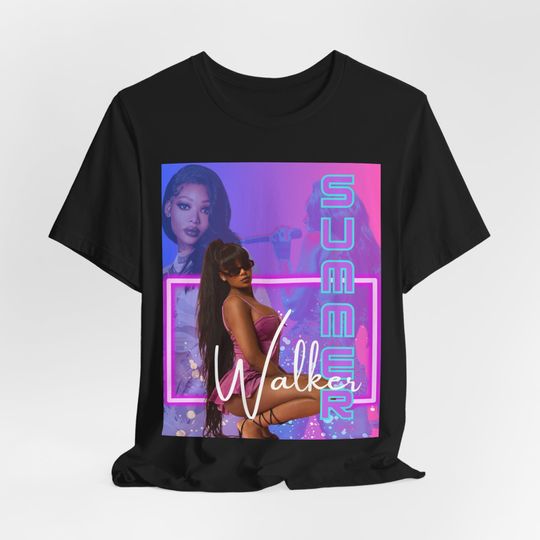 Summer Walker "Neon" Unisex Jersey Short Sleeve Tee, Summer Casual Shirt, All Size Available