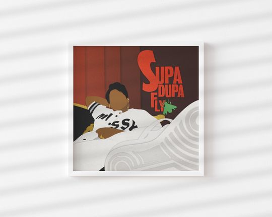 Supa Dupa Fly | Music Poster | Wall Art | Wall Decor Birthday Gifts, Home Decor, Fan gifts, unframed poster