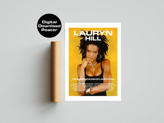 The Miseducation of Lauryn Hill 1998 Album | Music Poster | Wall Art | Wall Decor Birthday Gifts, Home Decor, Fan gifts, unframed poster
