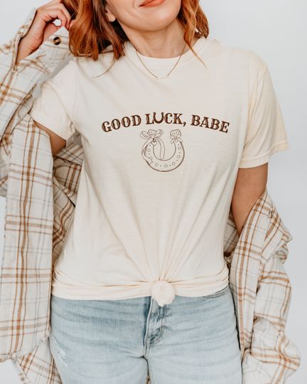 Good Luck, Babe, Chappell Roan Cotton Shirt, Comfortable Short Sleeve Sports Tee for Men, Women, Unisex