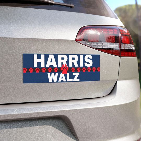 Kamala Harris Car Magnet - Childless Cat Lady