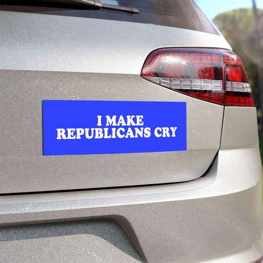 ACAB Leftist Kamala Harris Funny Bumper Magnet | I Make Republicans Cry