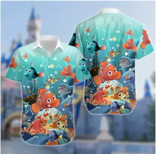 Finding Nemo 3D HAWAII SHIRT HALLOWEEN GIFT CHRISTMAS GIFT