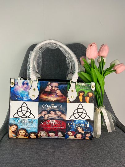 Charmed Leather HandBag, Charmed Bag, Film Leather Handbag, Travel handbag, Teacher Handbag,Handmade Bag