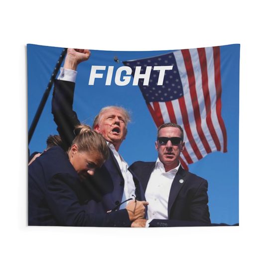 Trump Fist Pump Flag, Trump Fight Flag, I stand with Trump, Trump Rally Flag