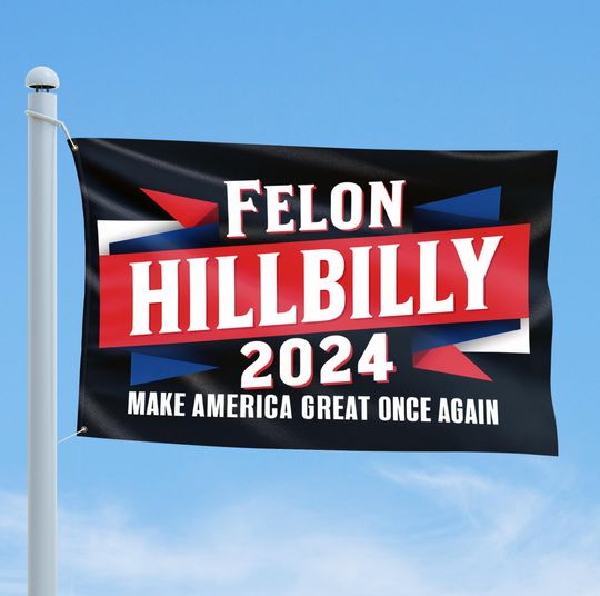 Trump Vance 2024 House Flag - Coroplast American Flag Donald Trump For President 2024