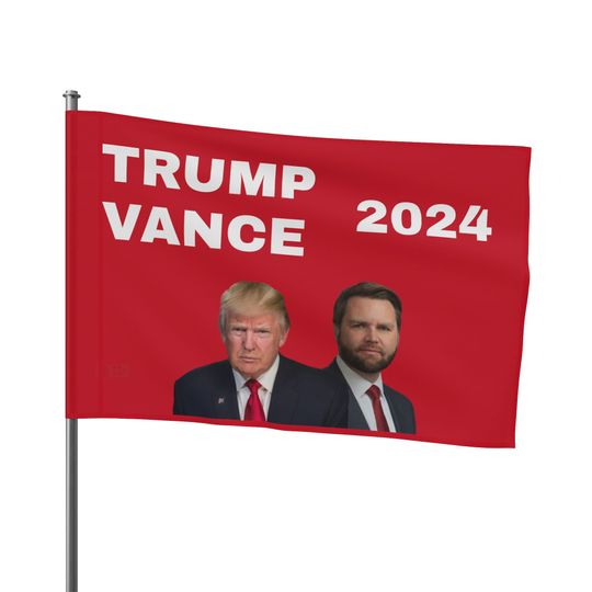 Trump Vance 2024 Red Flag MAGA Make America Great Again Gift for Her