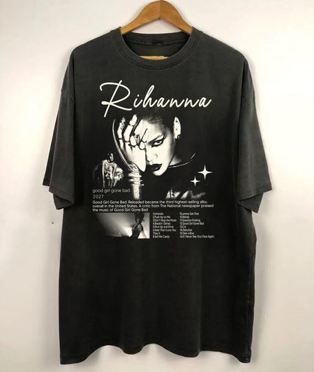 Rihanna Vintage T-Shirt, Rihanna Rnb Rapper Retro Fans T-Shirt, Rihanna Graphic Tee Unisex Shirt Gift For Men Women