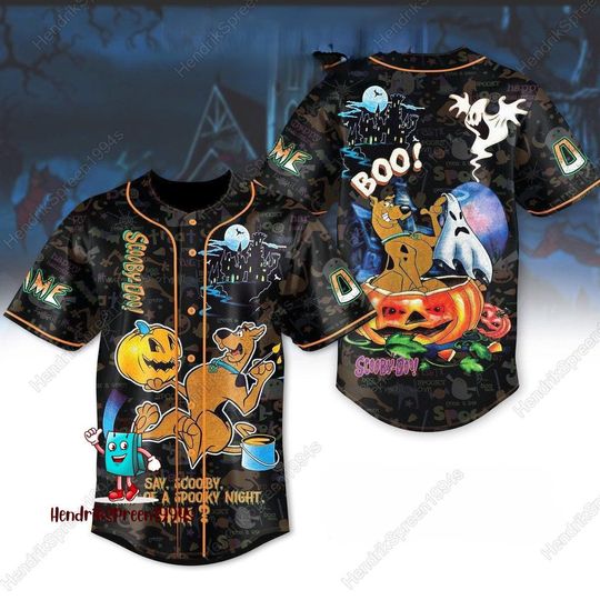 Halloween Baseball Jersey Shirt, Say Kind Of A Night Comfortable Short Sleeve Sports Baseball Jersey, Halloween Gifts