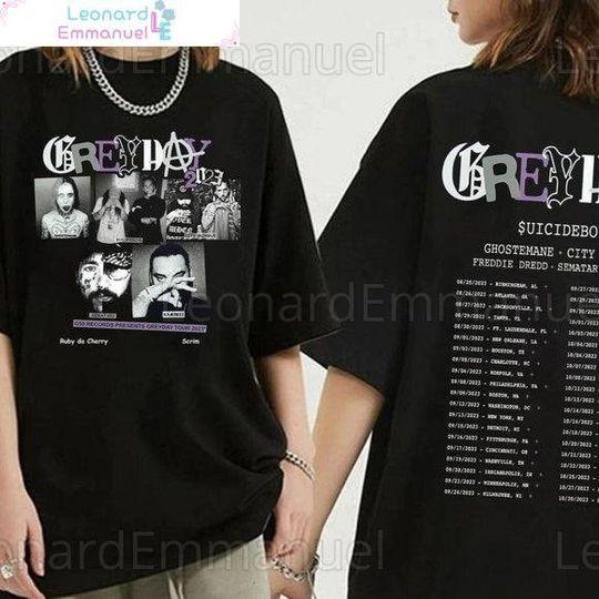 Grey Day Shirt, Grey Day Tour 2023 Shirt, Suicideboys Tee Shirt, Suicideboys Hoodie, Suicideboys Sweatshirt, Suicideboys Merch