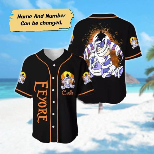 Custom Eeyore Halloween Unisex Jersey Short Sleeve Tee, Trending Street Fashion, Best Birthday Gift