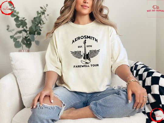 Comfort Colors Aerosmith Farewell Tour Shirt, Rock Shirt, Rock and Roll Shirt, Metal Shirt, Rock Band Concert Tour Shirt, Aerosmith Shirt
