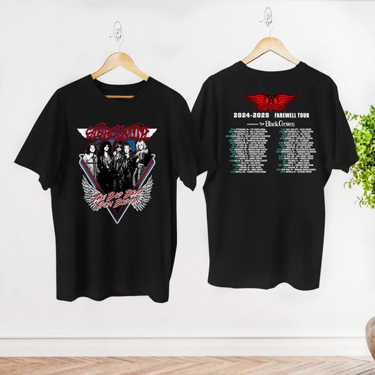 90s Vinatge Aerosmith T-Shirt, 2024 Tour Peace Out Farewell Aerosmith Band Shirt, Aerosmith Band Homage Shirt, Aerosmith Fan Gift Shirt