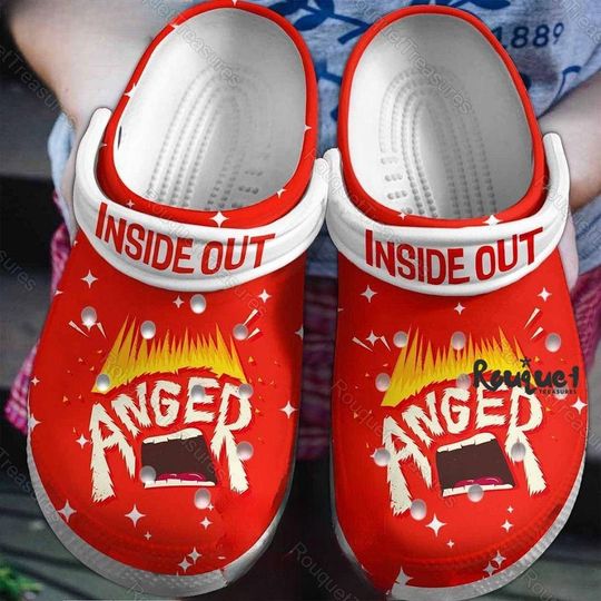 Halloween Inside Out Angels Clogs, Disney Inside Out Sandals, Inside Out 2 Slippers, Disney Shoes, Inside Out Merch, Mental Health Gift