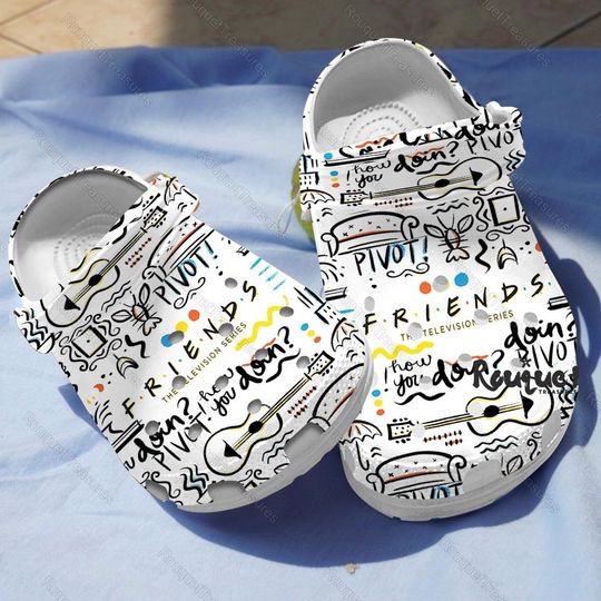 Halloween Friends Clogs, Friends Movie Sandals, Friends TV Series Sandals, Friends Summer Shoes, Friends Pattern Slippers, Sitcom Sandals