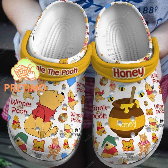 Winnie The Pooh Clogs, Disney Pooh Clogs, Winnie The Pooh Gift