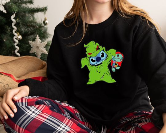 Disney Halloween Sweatshirt, Disneyland Shirt, Halloween Stitch, Stitch Horror Halloween tshirt, Stitch Halloween, Disney Trick or Treat