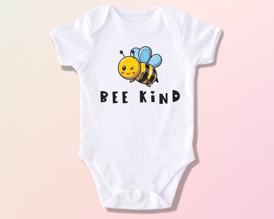 Bee Kind Baby Onesies, Boho Bumblebee Shirt, Boys and Girls for Be Kind Shirts, Motivational Kids Shirts, Cute Nature Toddler Tee