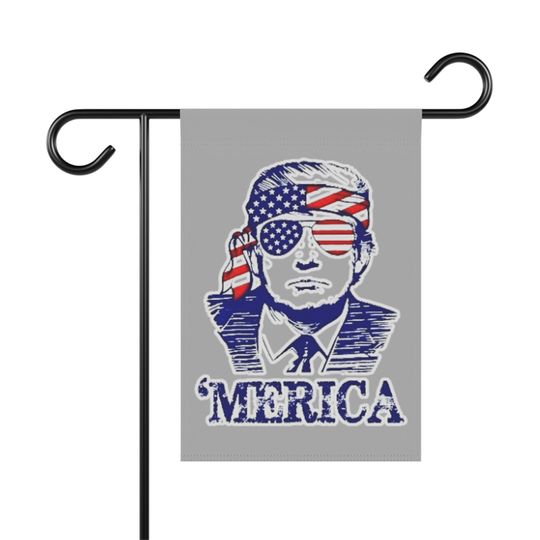 Trump 2024, Make America Great Again, America Trump American flag Garden & House Banner