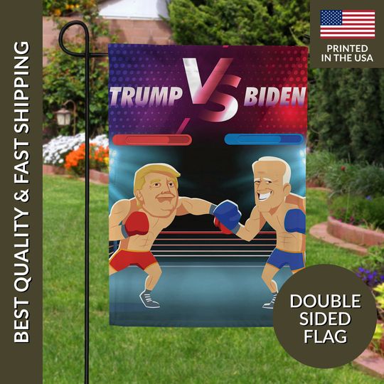 Trump vs Biden Garden Flag, Donald Trump Flag, Joe Biden Flag, Vote Garden Flag