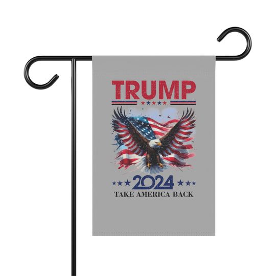 Garden & House Banner Election Day Banner, Trump 2024 Garden Banner