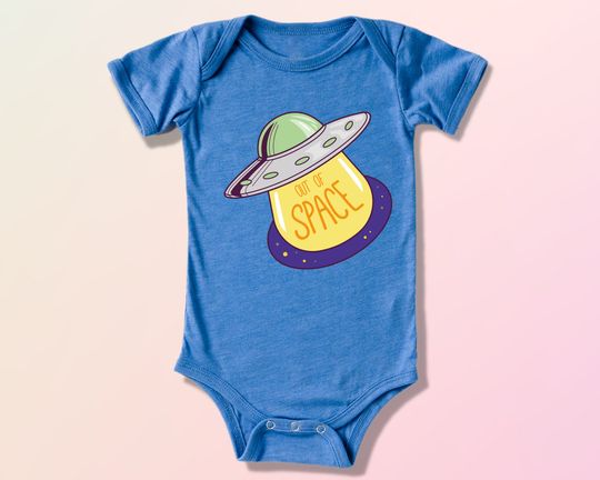 Out Of Space Baby Onesie, Solar System Onesies, Newborn Gift Idea, UFO Toddler Shirt, Space Themed Newborn Shirt, Space Birthday Shirt