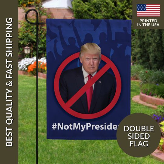 Not My President Flag, Anti Trump Flag, Biden 2024 Garden Flag, Biden Flag