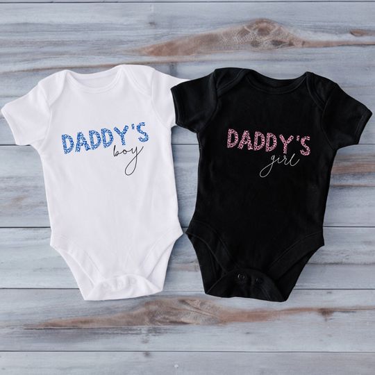 Daddy's Boy Toddler T-Shirt, Daddy's Girl Onesie, Father's Day Youth Shirt, Daddy And Me Toddler T-Shirt , Father's Day Gift