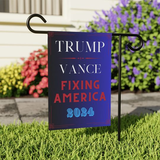 Trump Vance Flag, Garden | House | Walkway, Banner | Flag, MAGA 2024