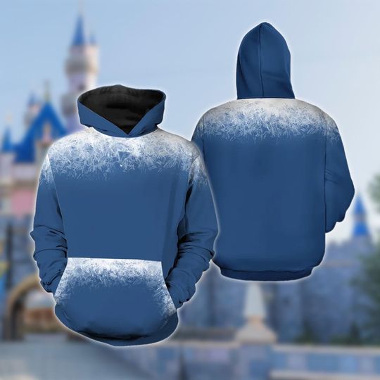 The Guardians Cosplay 3D Hoodie, Guardians Blue Costume Halloween Costume Shirt, Winter Movie Halloween Costume Hoodie For Group Family