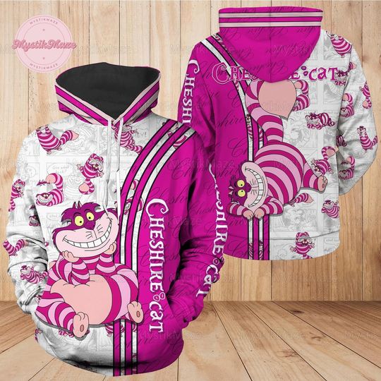 Cheshire Cat Hoodie, Cheshire Cat Hoodie Men, Cheshire Cat Adult Hoodie, Disney Cheshire Cat Hoodie, Disney Cheshire Trendy Hoodie