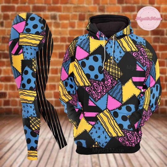 Nightmare Before Christmas Hoodie, Sally Hoodie, Sally Legging, Sally Cosplay Hoodie, Nightmare Sally Shirt, Trick Or Treat Shirt