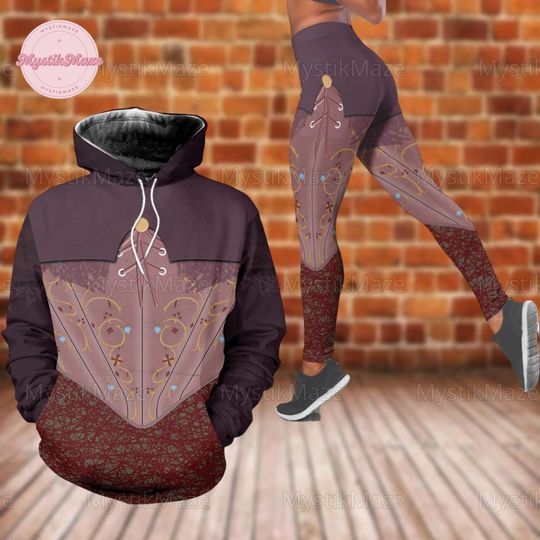 Halloween Hocus Pocus Hoodie Legging, Sarah Sanderson Costume Outfit, Sanderson Sisters Cosplay Shirt, Hocus Pocus Workout Legging