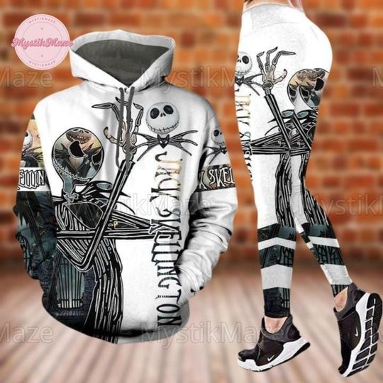 Jack Skellington Hoodie, Jack Skellington Legging, Jack Skellington Shirt, Skeleton Hoodie, Trick Or Treat Shirt, Halloween Gift