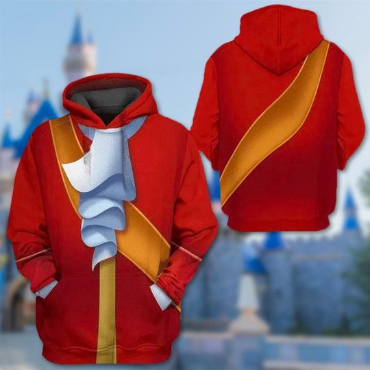 Captain Hook 3D Adult Hoodie, Peter Pan Cosplay Costume Hoodie, Captain Hook Character Peter Pan Halloween Costume Shirt