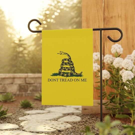 Dont Tread On Me Flag, Garden Flag, Garden & House Banner, Funny, Gift
