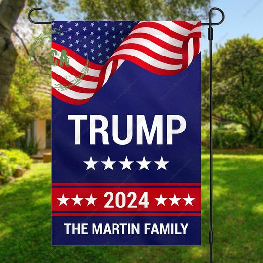 Trump 2024 Garden Flag, Trump Rally Flag, Donald Trump Homage Flag