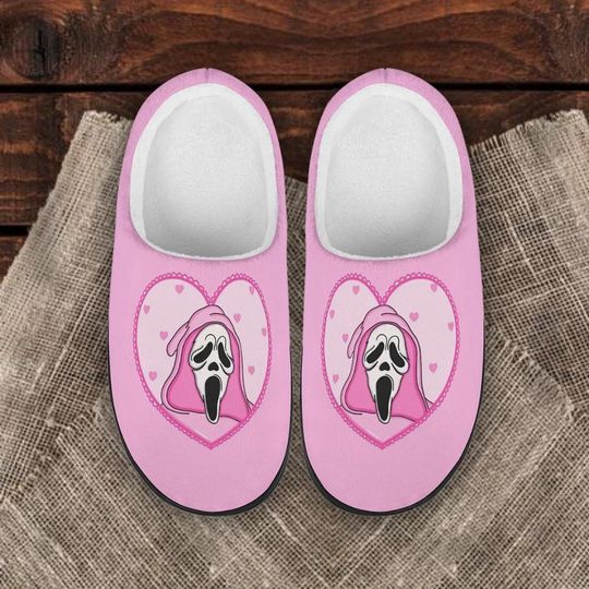No You Hang Up Halloween Slippers, Halloween Ghost Slippers, Soft Indoor Slippers Shoes, Funny Ghost Custom Slippers