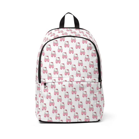 HELLO KITTY Unisex Fabric Backpack
