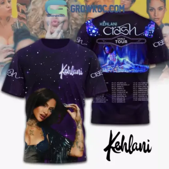 Kehlani Crash World Tour 2024 T Shirt
