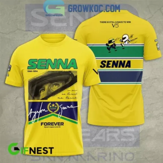 Ayrton Senna Forever The Legacy Lives On  T-Shirt