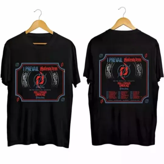Halestorm and I Prevail 2024 Tour Double Sided Shirt