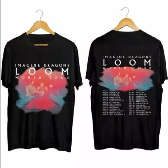 2 Sided Imagine Dragons - Loom Tour 2024 Unisex Shirts
