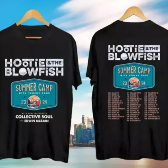 Hootie And The Blowfish   Summer Camp with Trucks Tour 2024 T-Shirt